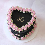 Vintage Heart Cake | Rosettes