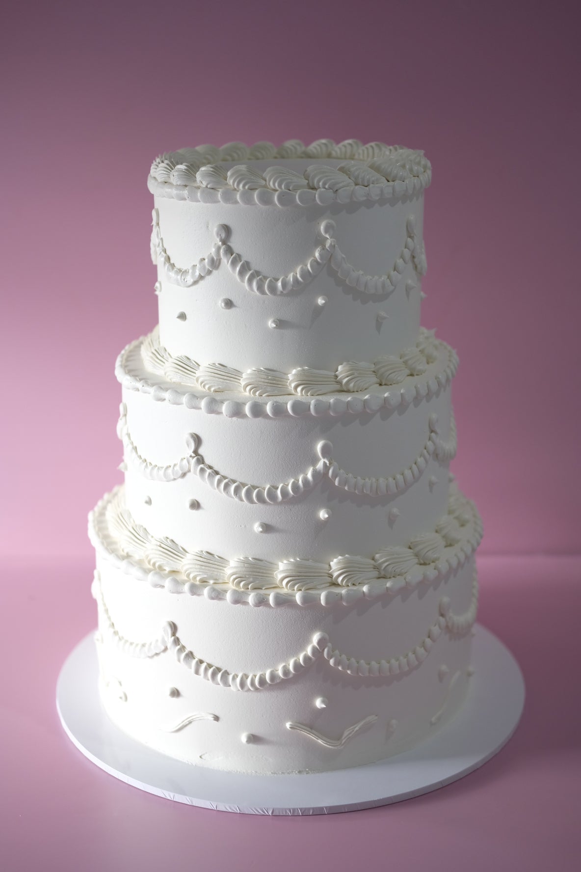 Petite Rococo 3 Tier Vintage Cake