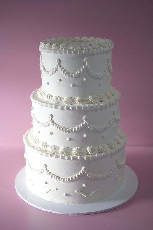 Petite Rococo 3 Tier Vintage Cake