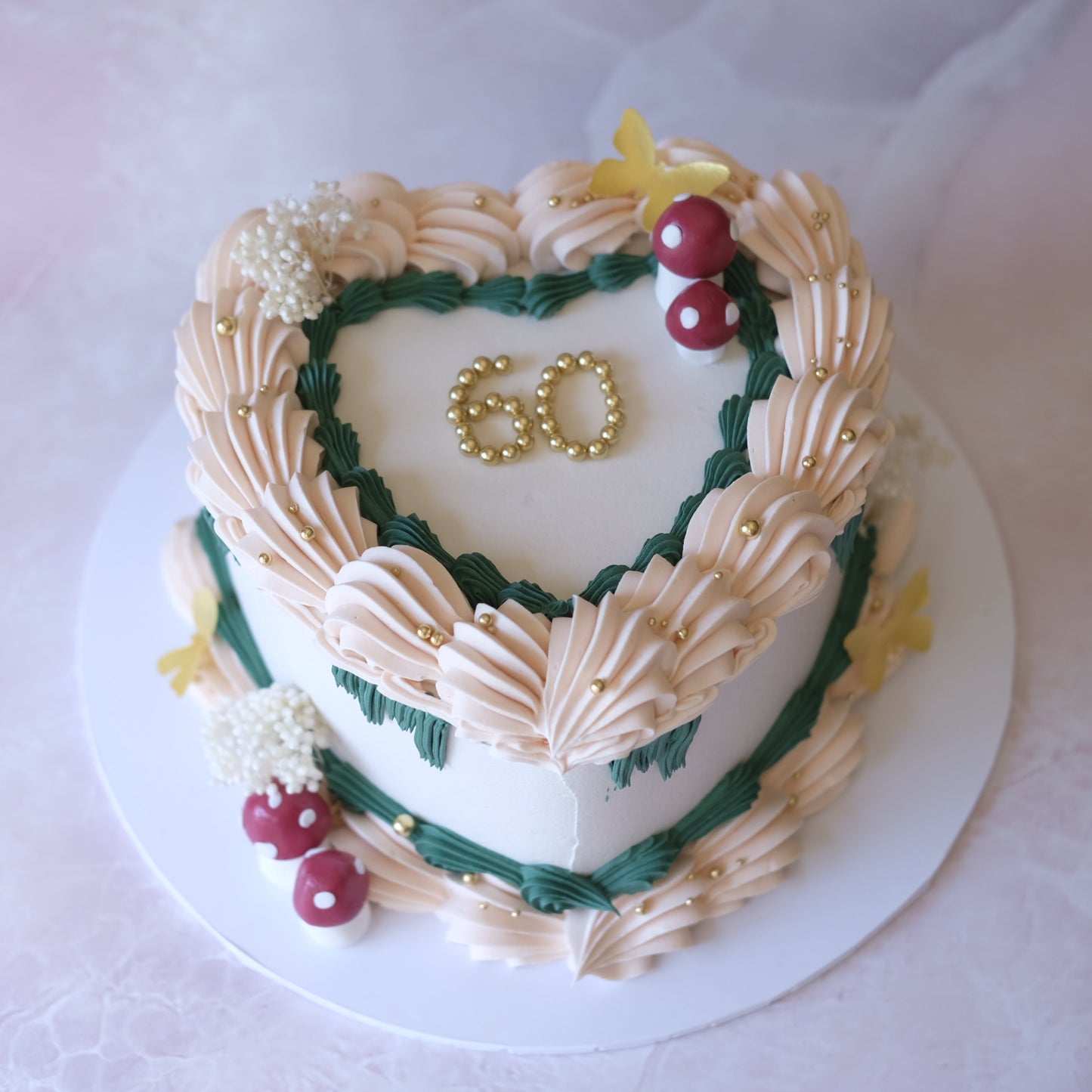 Vintage Heart Cake | Fairy Theme