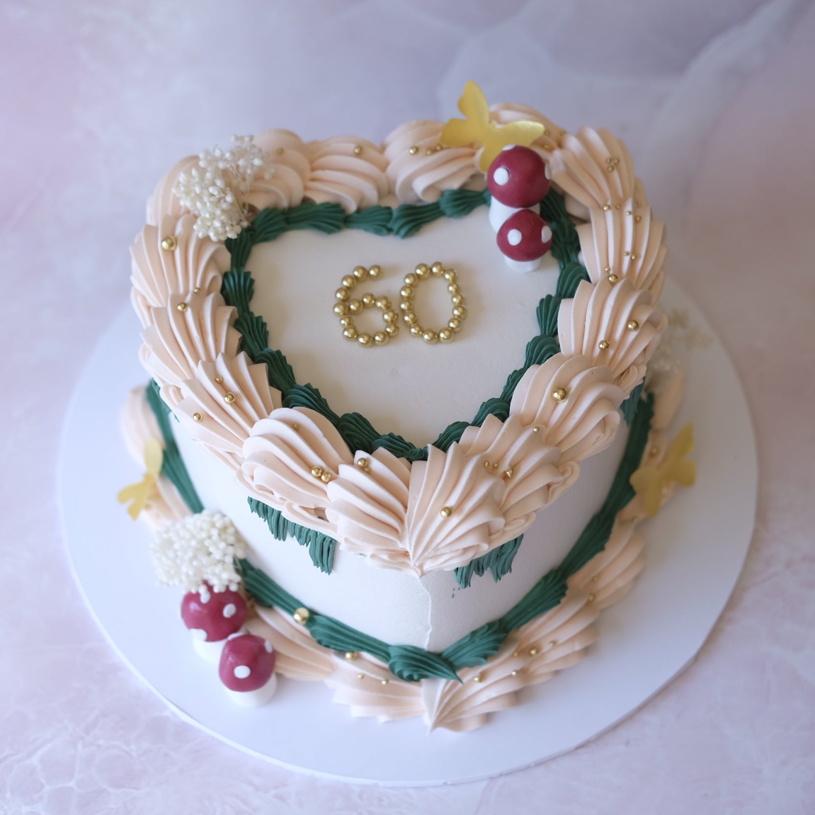 Vintage Heart Cake | Fairy Theme