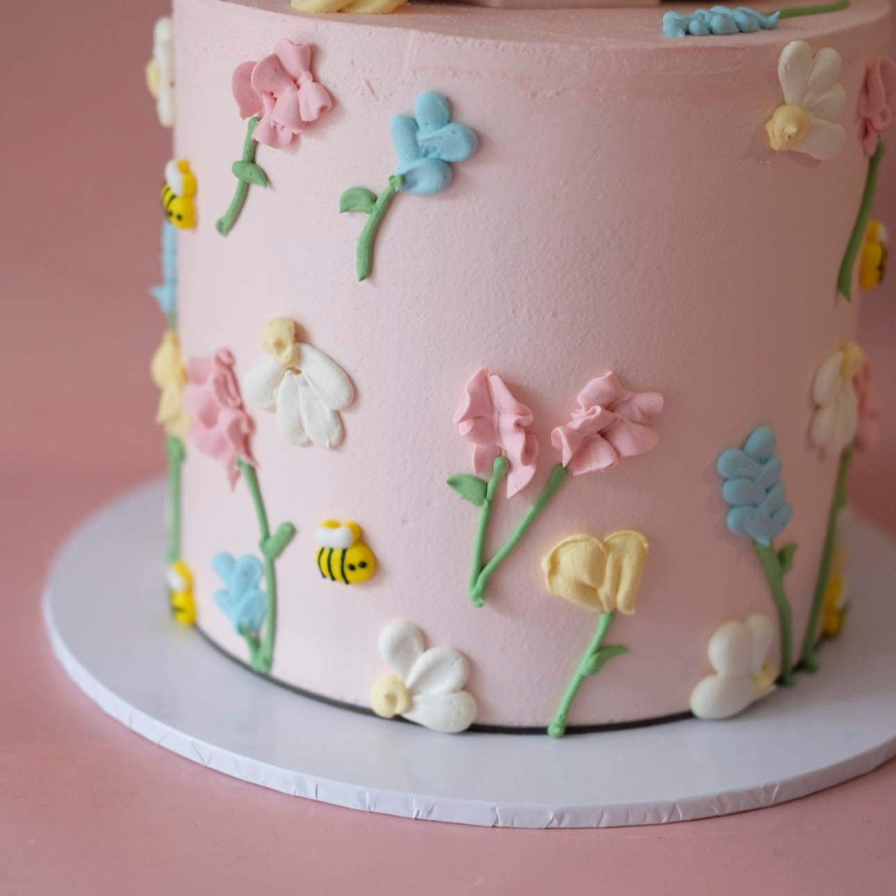 Bunny Floral Garden Cake