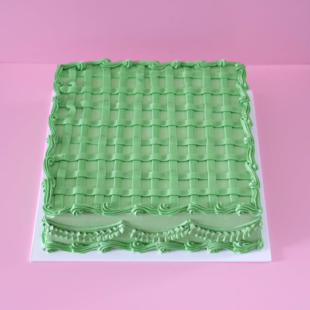 Vintage Sheet Cake | Woven Square