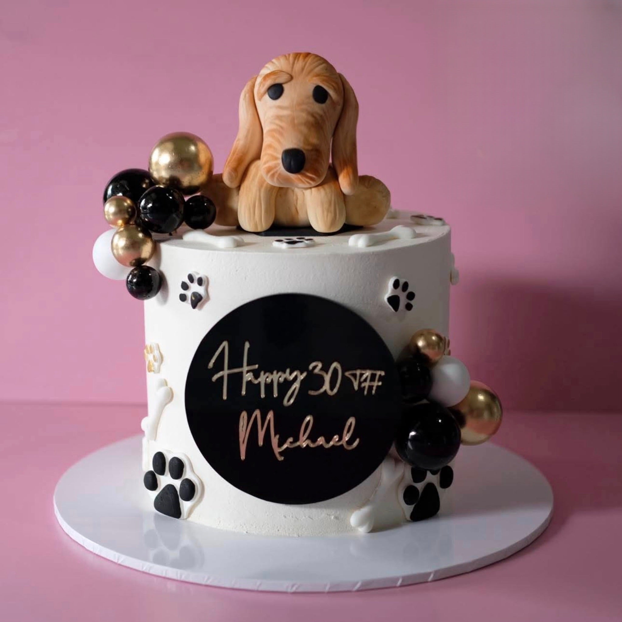 Personalised Custom Dog Cake | Themed Novelty Cake