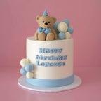 Furry Bear & Balloon Cake