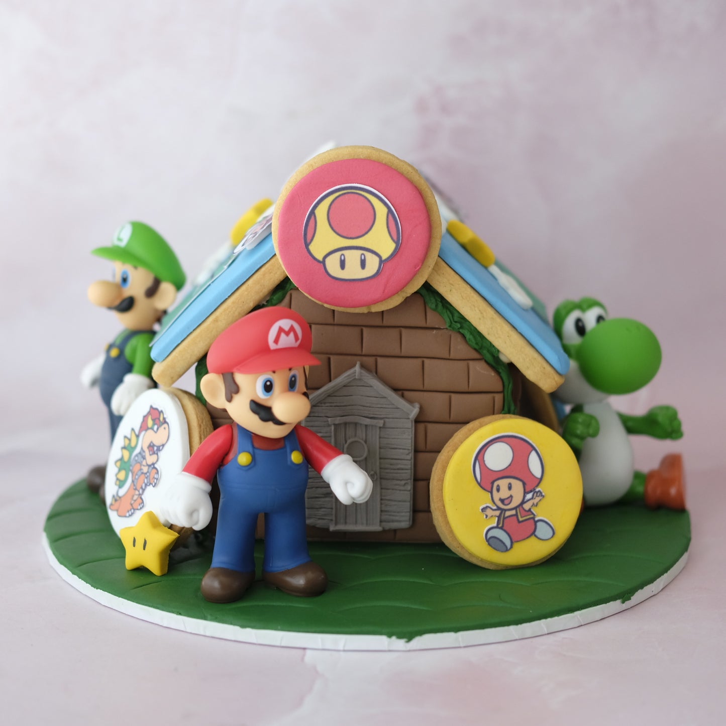 Nintendo Inspired Gingerbread or Shortbread House