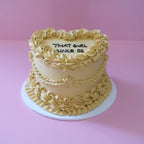 Vintage Heart Cake | Swirl Queen