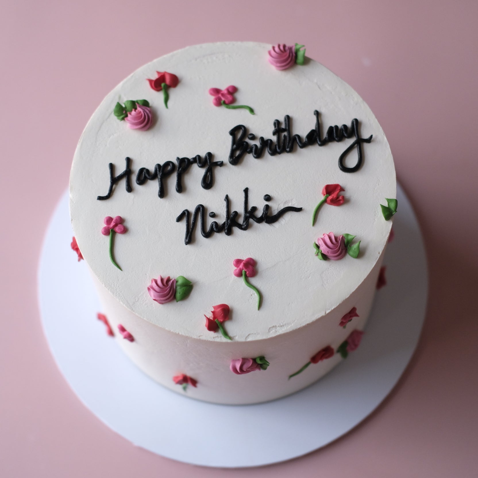 Springtime Fever Round Buttercream | Doodle Cake