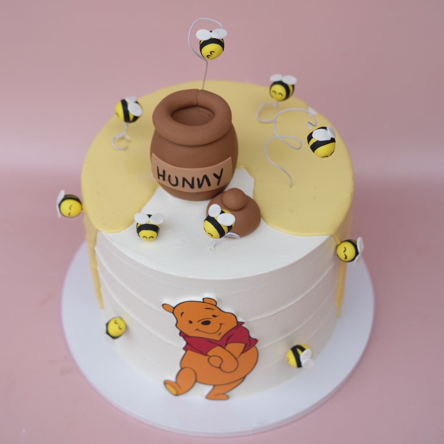 Winnie The Pooh Flying Bees Novelty Cake