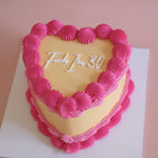 Basic Vintage Heart Cake | Polychrome