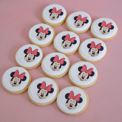 Minnie Mouse | Fondant Sugar Cookies | 12 Pack