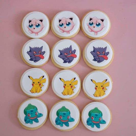 Pokemon | Fondant Sugar Cookies | 12 Pack