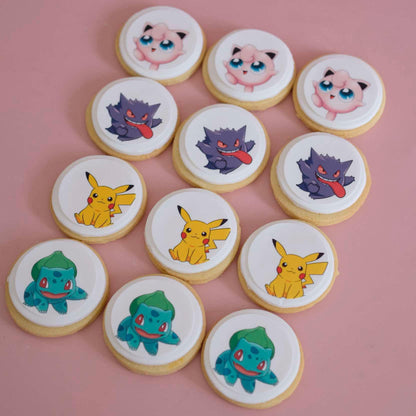 Pokemon | Fondant Sugar Cookies | 12 Pack