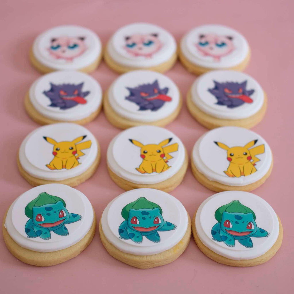 Pokemon | Fondant Sugar Cookies | 12 Pack