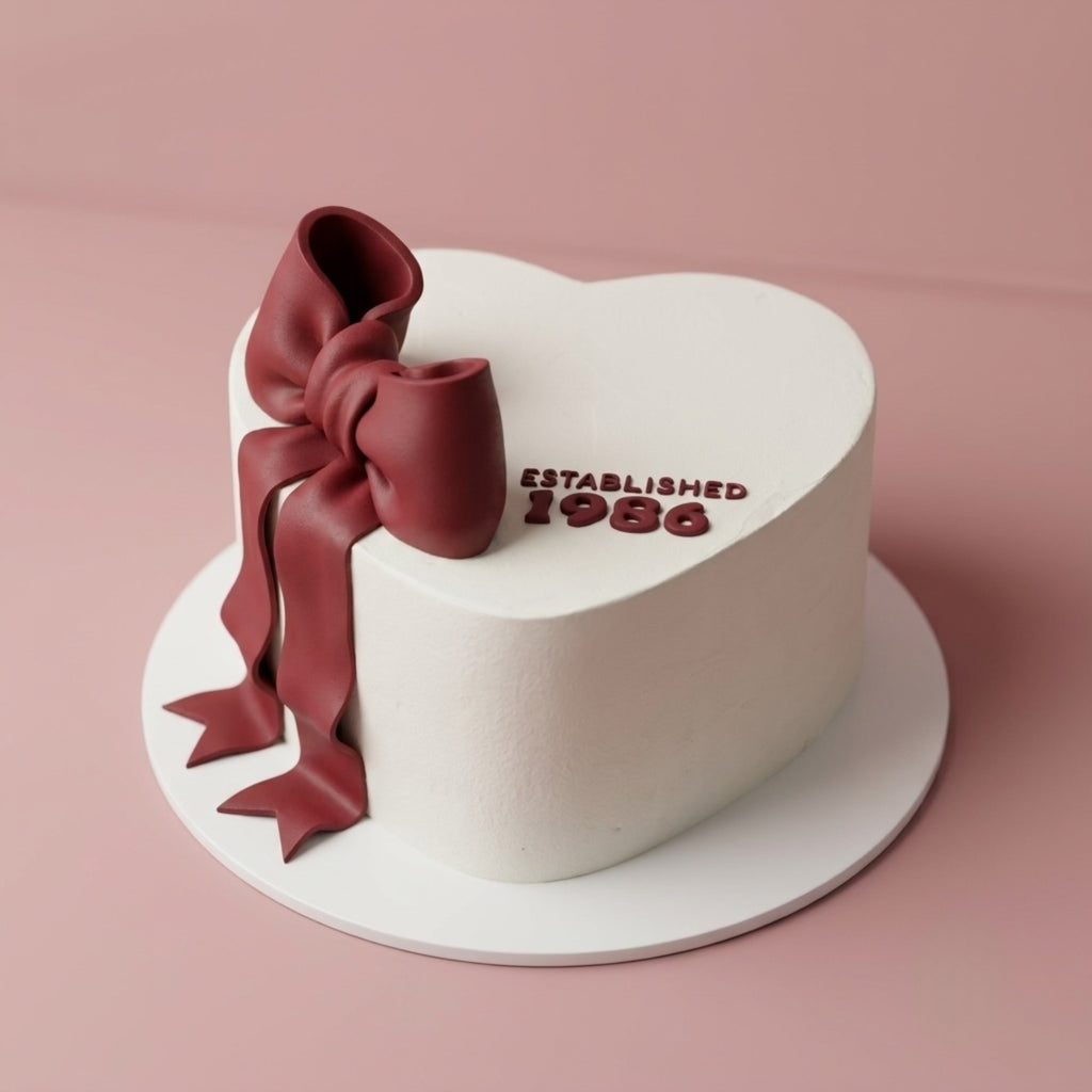 Statement Cake | Heart Bow
