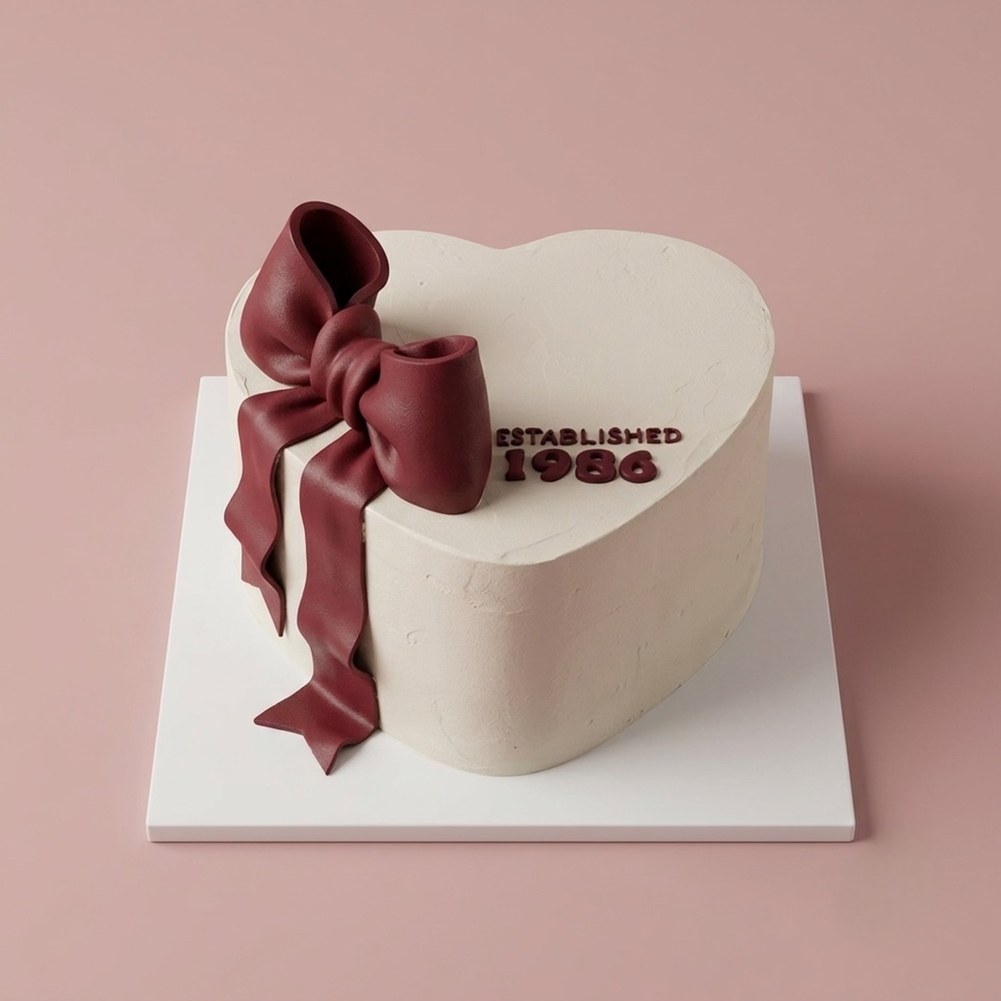 Statement Cake | Heart Bow