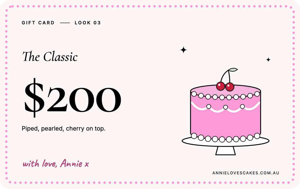 Annie Loves Cakes | Gift Card