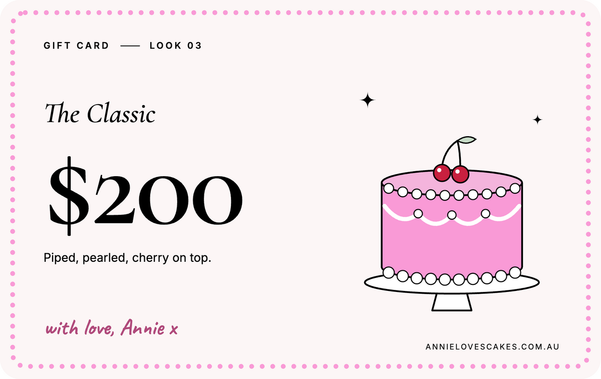 Annie Loves Cakes | Gift Card