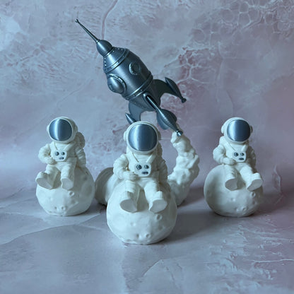 Rocket Space Cake Topper