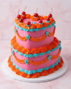 Vintage Heart Cake | Classic | 2 Tiers