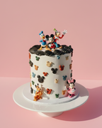 Mickey Mouse and Friends Themed Novelty Cake - fondant Mickey Minnie Donald Goofy Pluto Brisbane